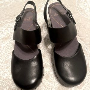 Dansko Thea Studded Clogs in Black, Size 37 ( US 7)